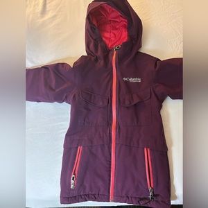 Girls winter Columbia jacket